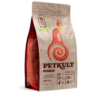 Petkult  Cat Adult Indoor cu Miel 7kg
